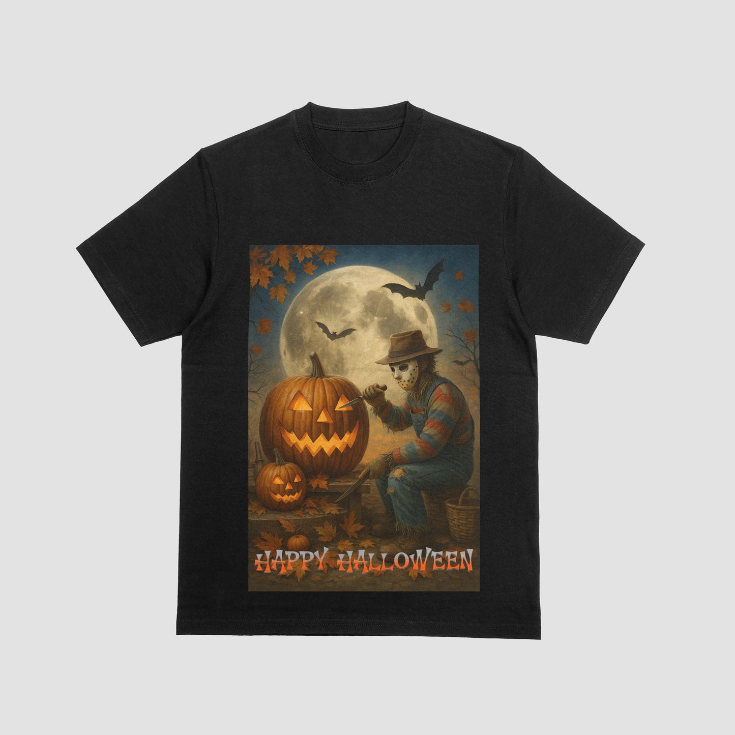 🎃 Halloween T-Shirt „Happy Halloween – Pumpkin Carver“ 👻