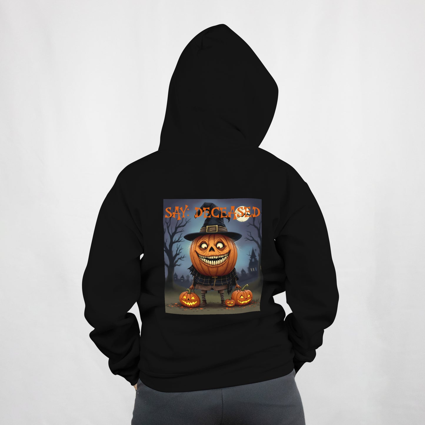 🎃 Halloween Kollektion „Say: Deceased“ – Unisex Sweatjacken 👻
