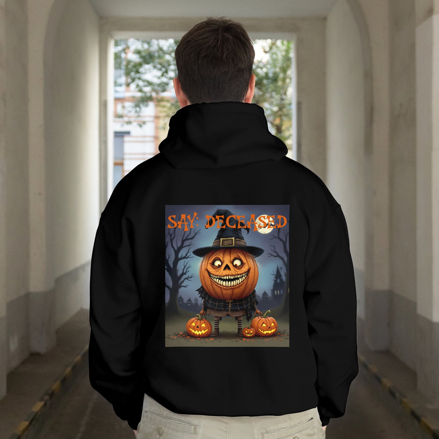 🎃 Halloween Kollektion „Say: Deceased“ – Unisex  Hoodies 👻