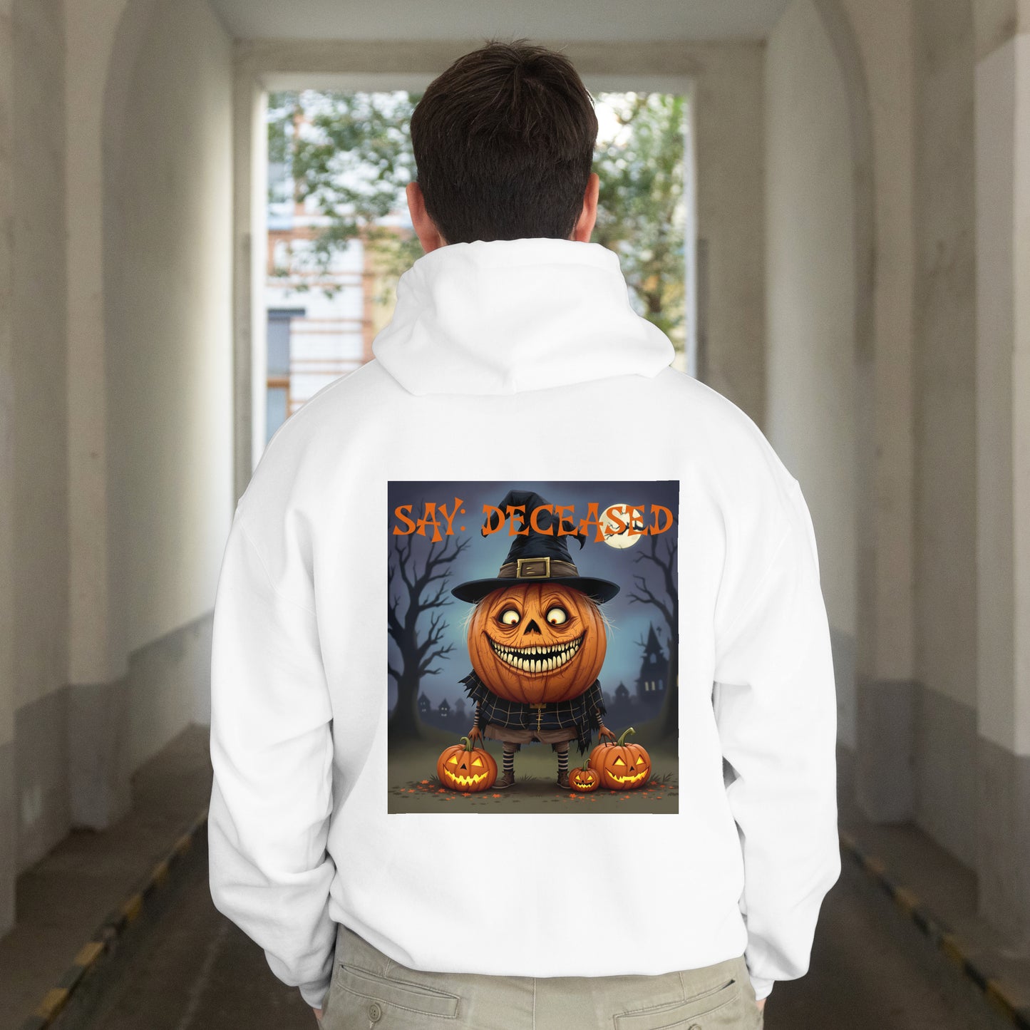 🎃 Halloween Kollektion „Say: Deceased“ – Unisex  Hoodies 👻