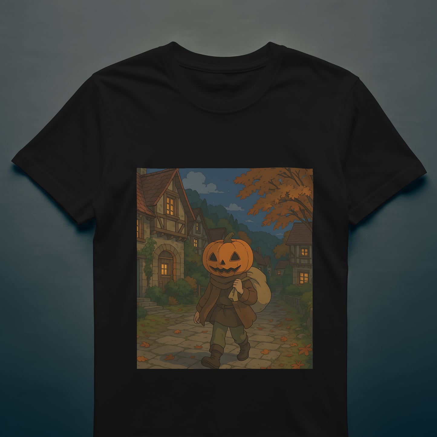 🎃 Halloween T-Shirt „Pumpkin Wanderer“ – Cozy Autumn Style 👻